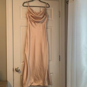 Revelry Blush Skye Satin dress - Size 6P